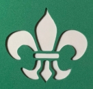 3D Reliefschablone Französische Lilie